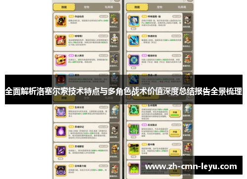 全面解析洛塞尔索技术特点与多角色战术价值深度总结报告全景梳理